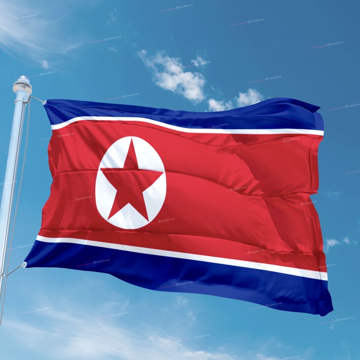 Bendera Korea Utara