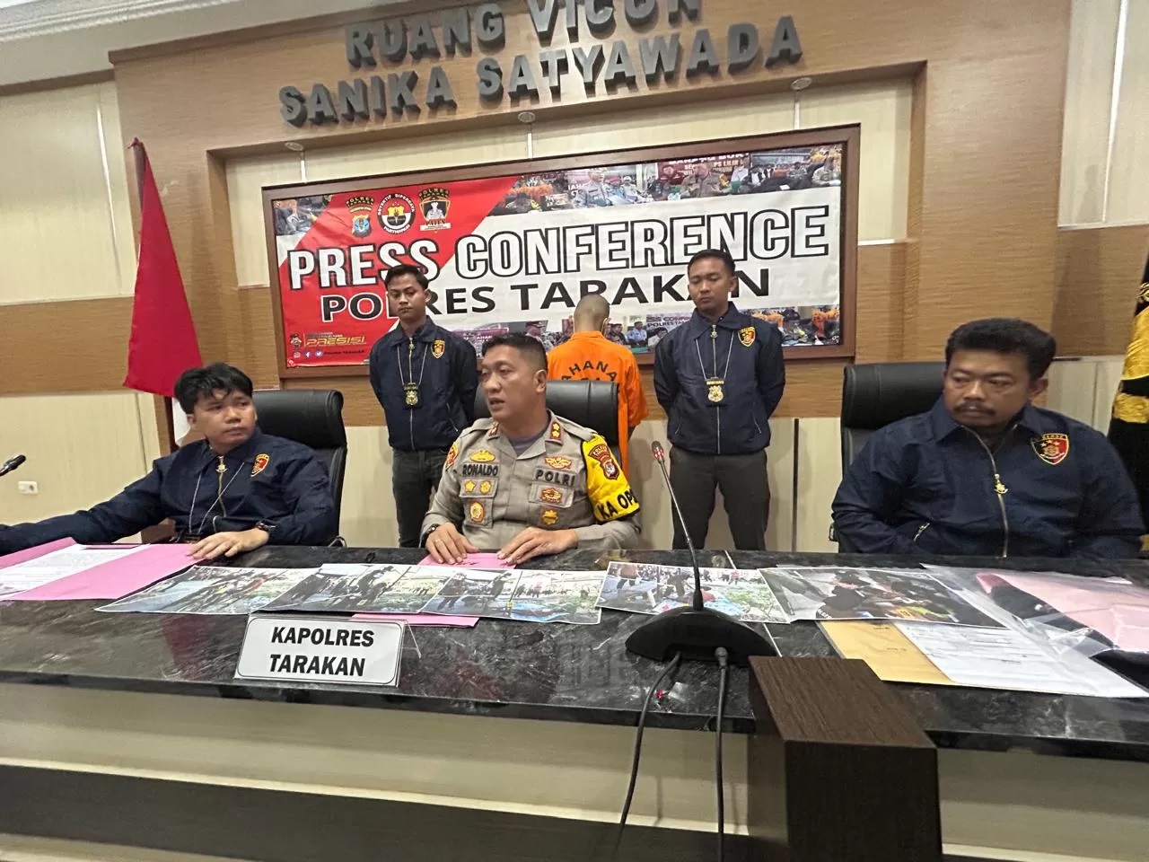 DITETAPKAN TERSANGKA: Pelaku HS ditetapkan oleh penyidik setelah melalui beberapa rangkaian penyidikan yang dilakukan. FOTO: ELIAZAR/RADAR TARAKAN