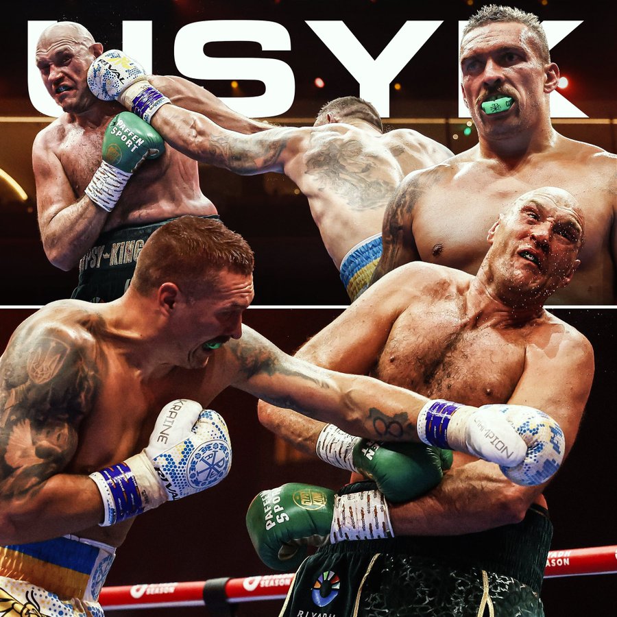 Tyson Fury vs Usyk. (X)