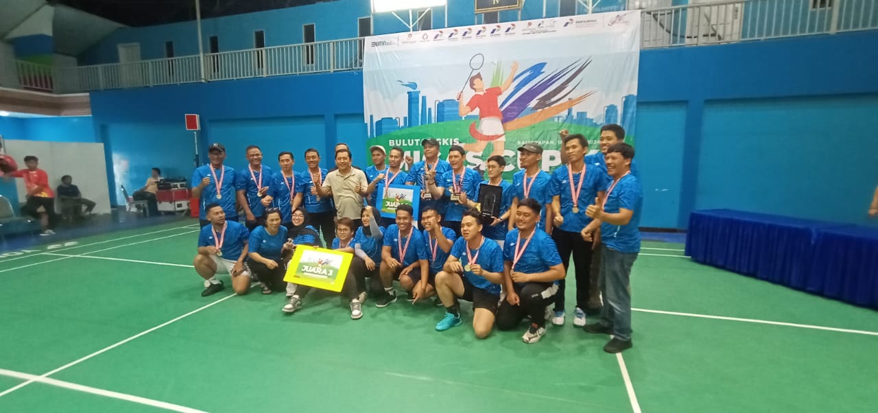 AGENDA TAHUNAN: Badak NGL sukses meraih kemenangan pada turnamen bulu tangkis Migas Cup Kalsul X 2024, Minggu (19/5).