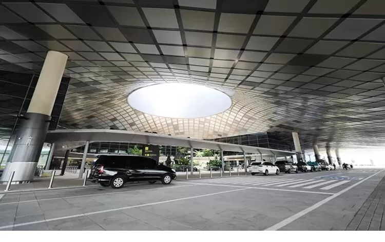 Salah satu sudut terminal di Bandara Dhoho, Kediri.