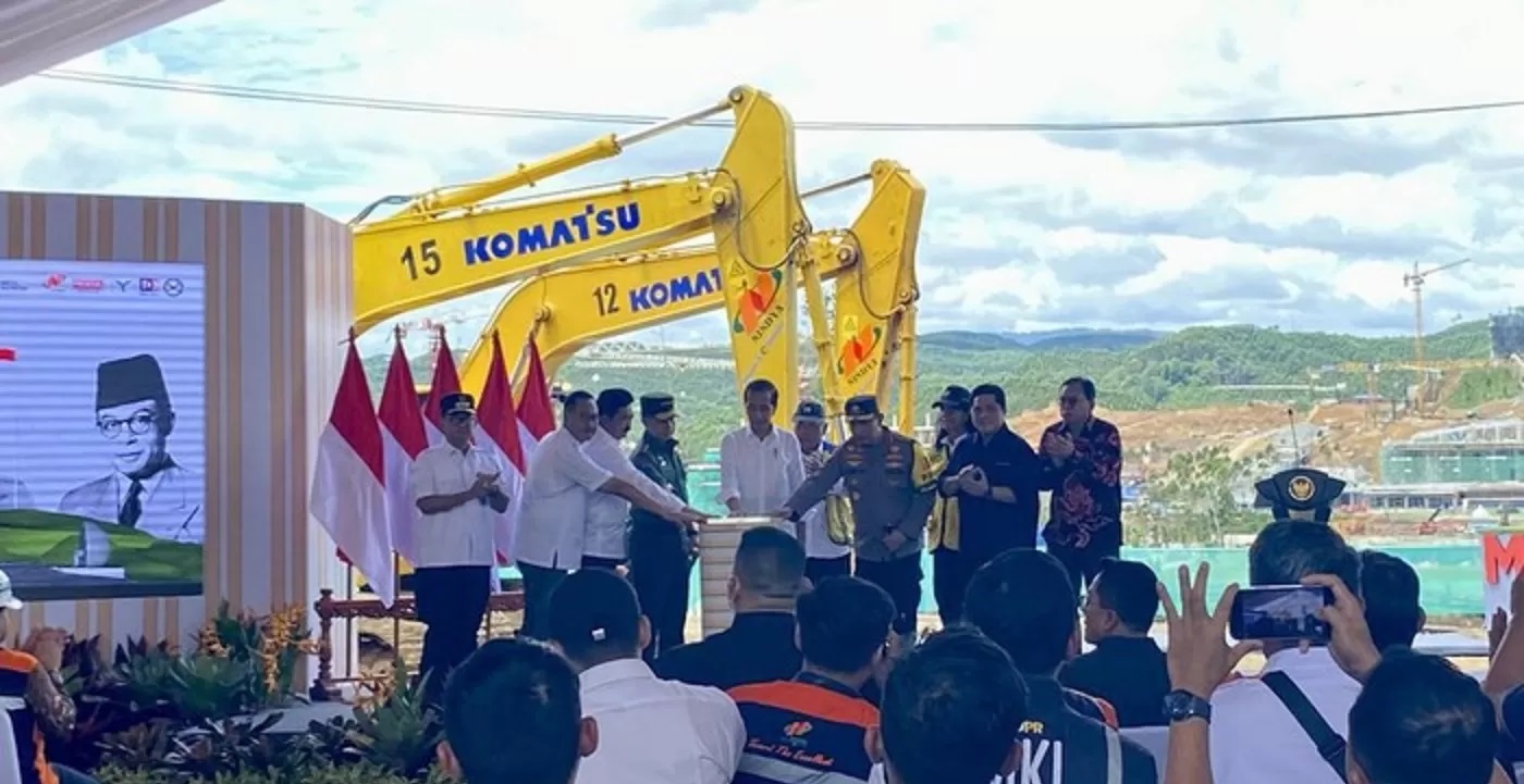 Ground breaking pembangunan memorial park.