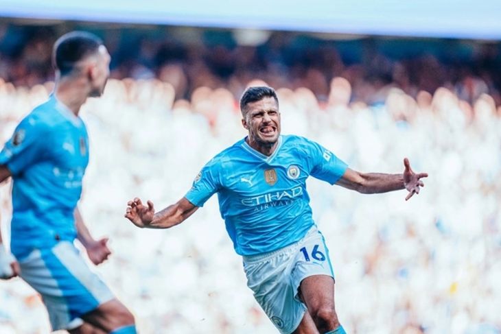 Gelandang Manchester City. Rodri. (https://www.mancity.com/news/)