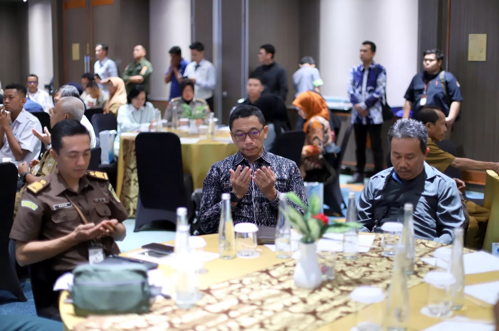 SINERGI: Vidi Gatot Setiadi saat menghadiri Forum Bakohumas 2024 Se-Kaltim di Hotel Fugo Samarinda, Selasa (21/5).