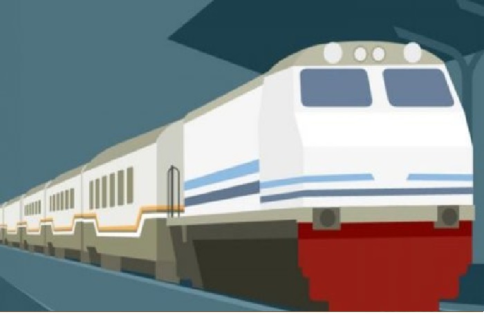 ilustrasi kereta api