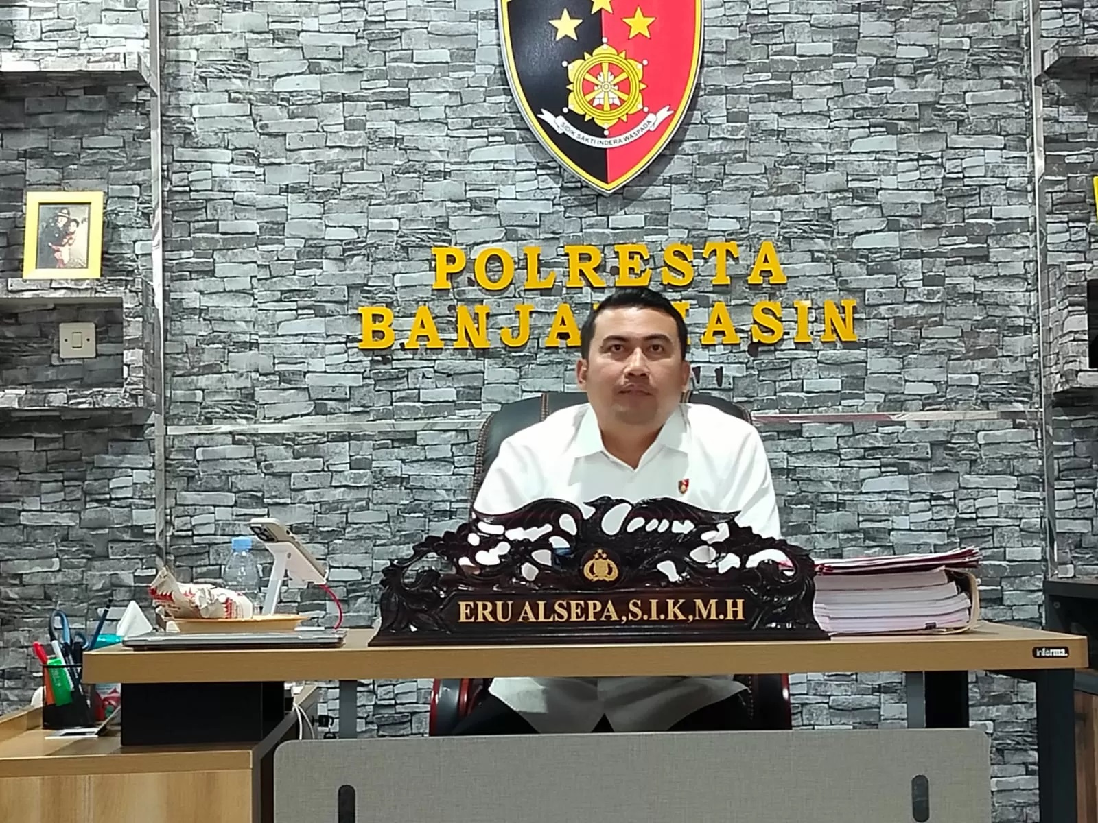 Kasat Reskrim Polresta Banjarmasin, AKP Eru Alsepa