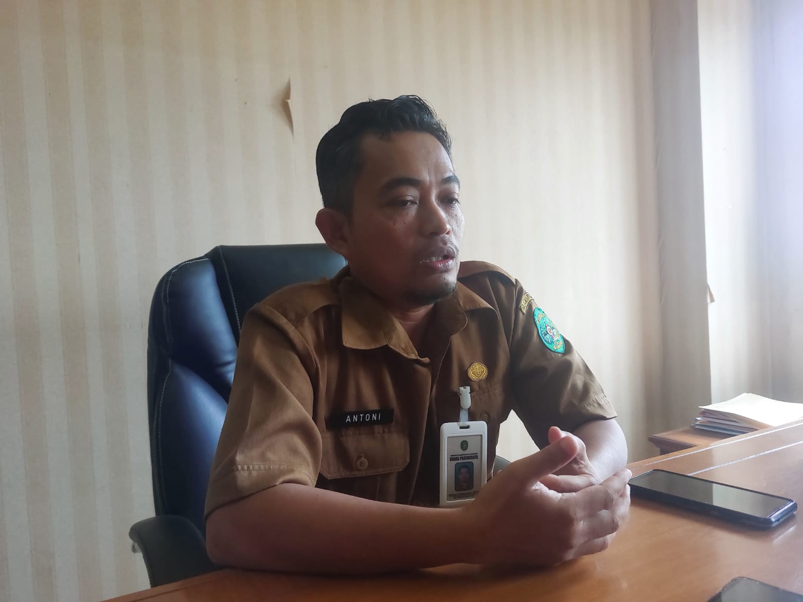 Kabid Pembinaan Industri Pariwisata Dispar Kukar Antoni Kusbiantoro (Elmo/Prokal.co)