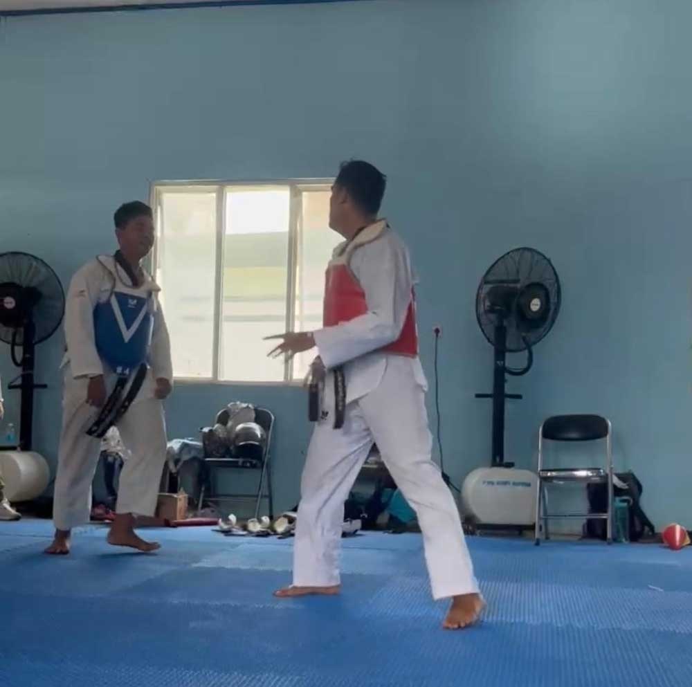 LATIHAN : Tanpa Lelah dan terus bersemangat menghadapi gelaran PON tahun 2024 di Aceh dan Sumut.