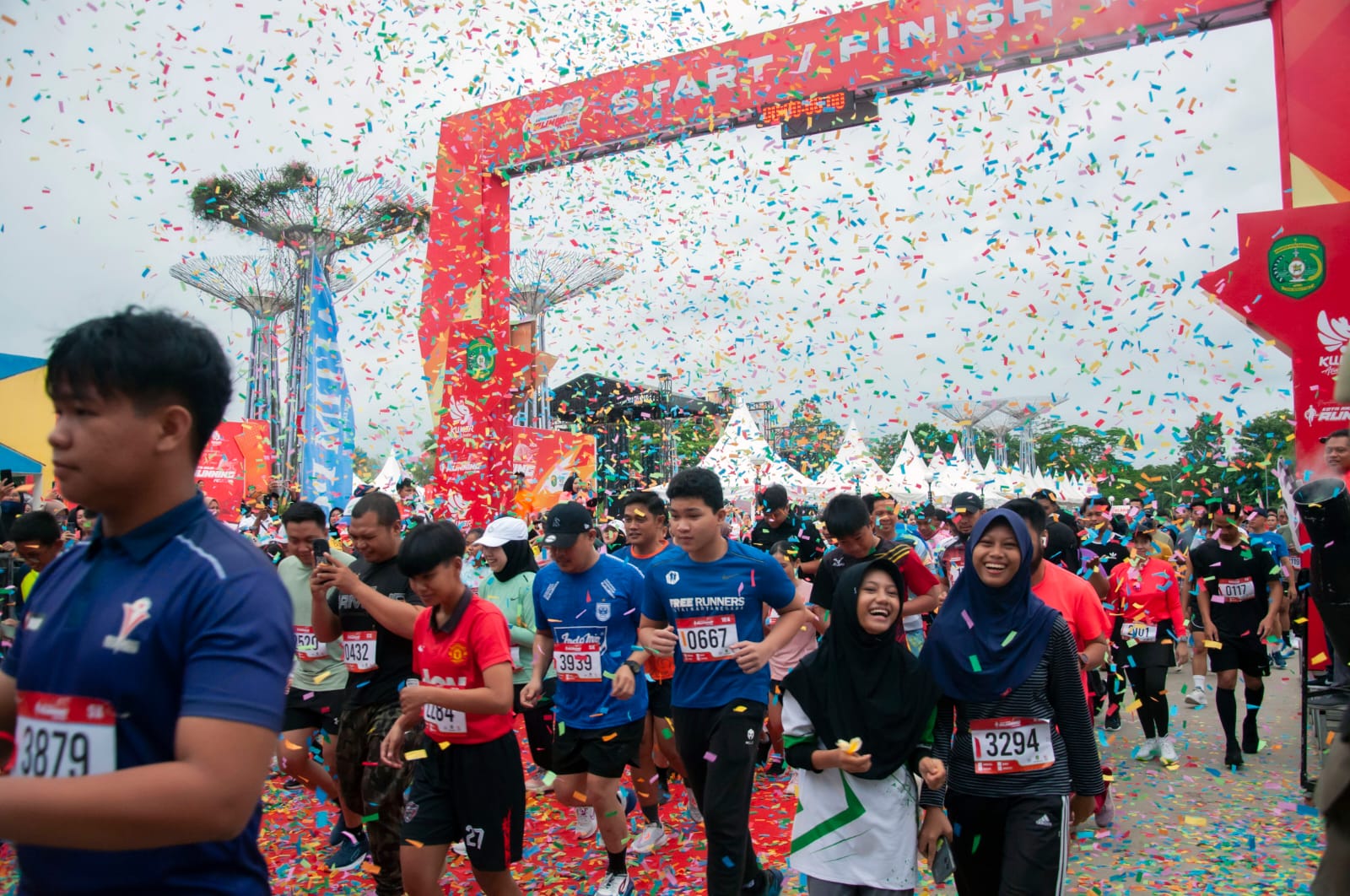 Pembukaan Kota Raja Running Festival garapan Dinas Pariwisata Kukar di Tenggarong (Istimewa)
