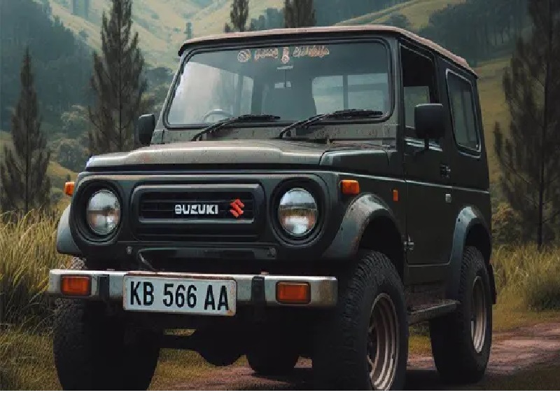 Mobil dengan plat Kalimantan Barat.