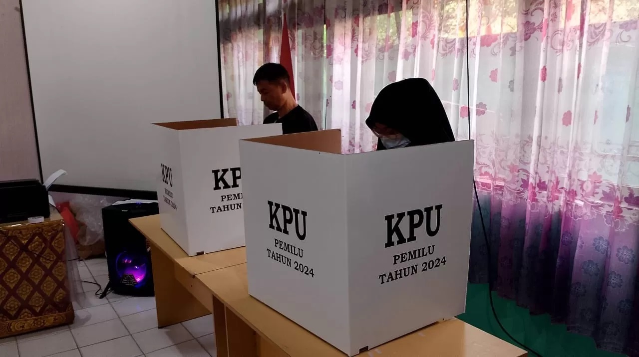 Pelaksanaan Pemilu Legislatif pada Februari 2024 lalu. (Dok)