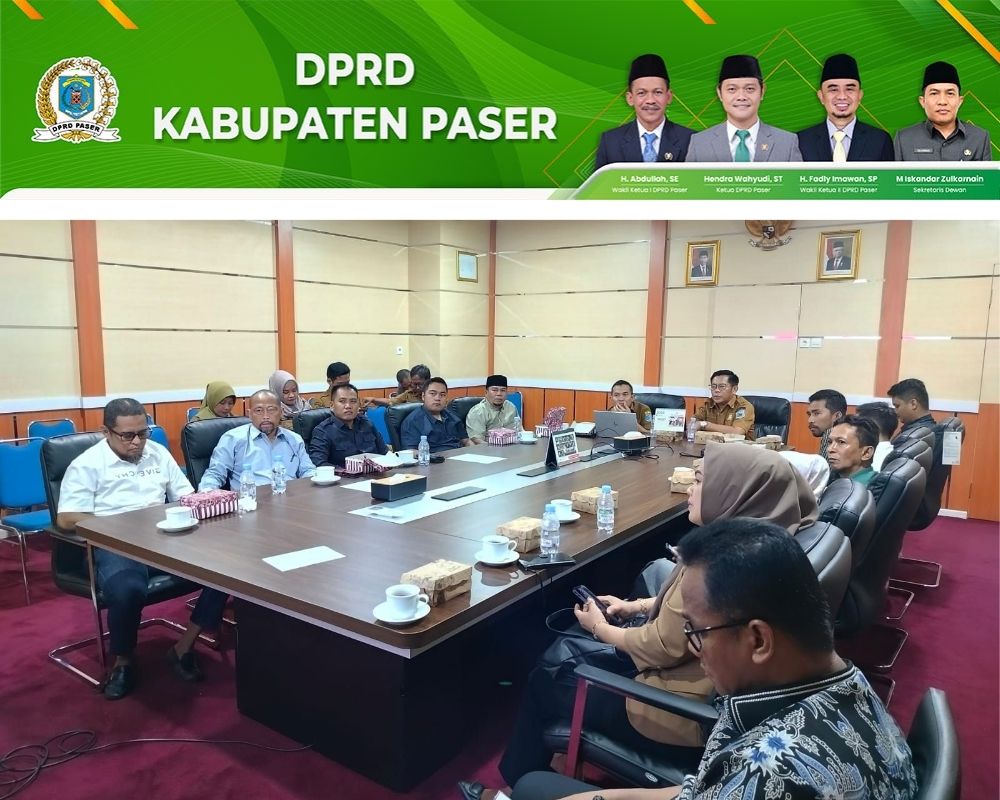 WAJAH BARU: Sekretariat DPRD Paser menggelar pertemuan dengan 15 wajah baru anggota DPRD Paser terpilih 2024-2029, Selasa (28/5)