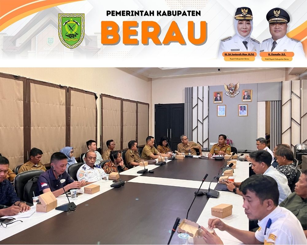 PERCEPATAN PENERBANGAN: Jajaran Pemkab Berau bersama Bandara Kalimarau membahas percepatan pengoperasian penerbangan rute Kalimarau-Maratua.