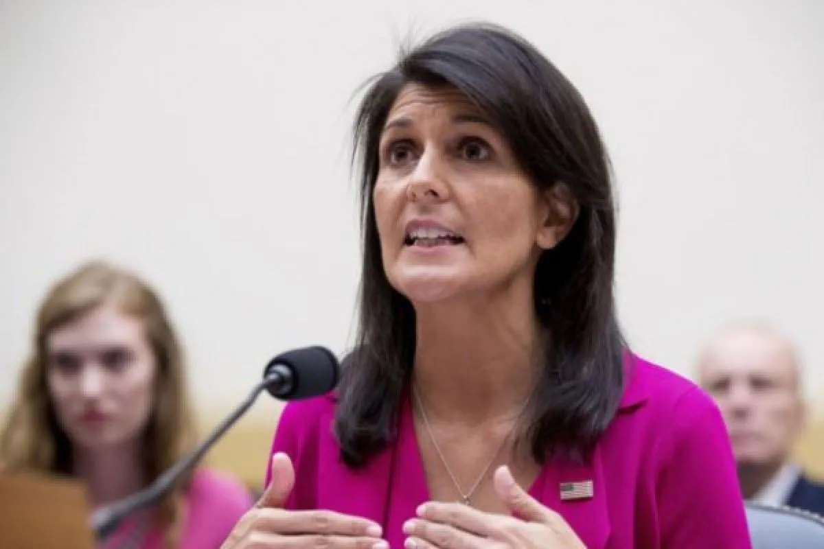 Mantan duta besar AS untuk PBB, Nikki Haley. (cc)