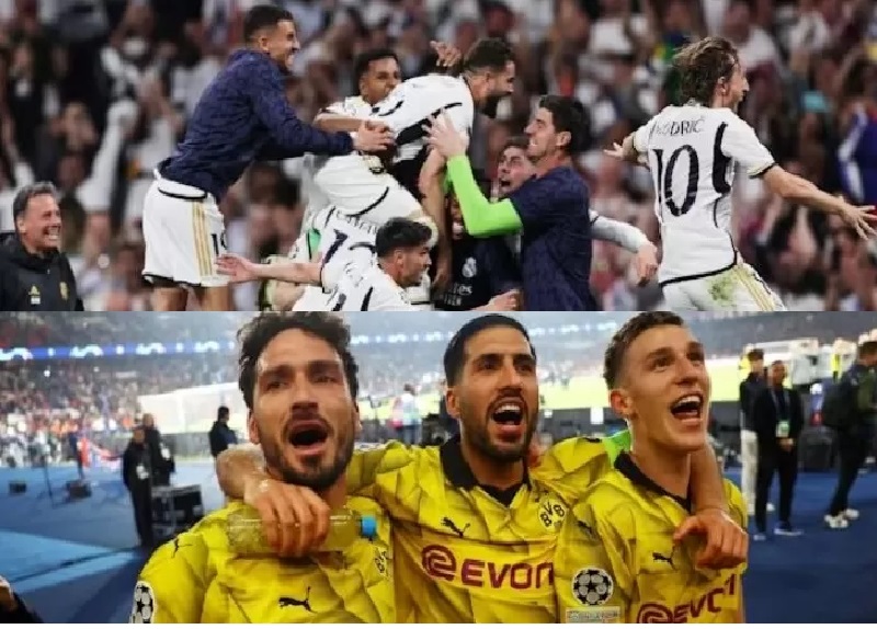 MENCARI RAJA BARU: Real Madrid (atas) dan Borussia Dortmund akan berjibaku di final Liga Champions di Stadion Wembley, dini hari ini. (sportmole)