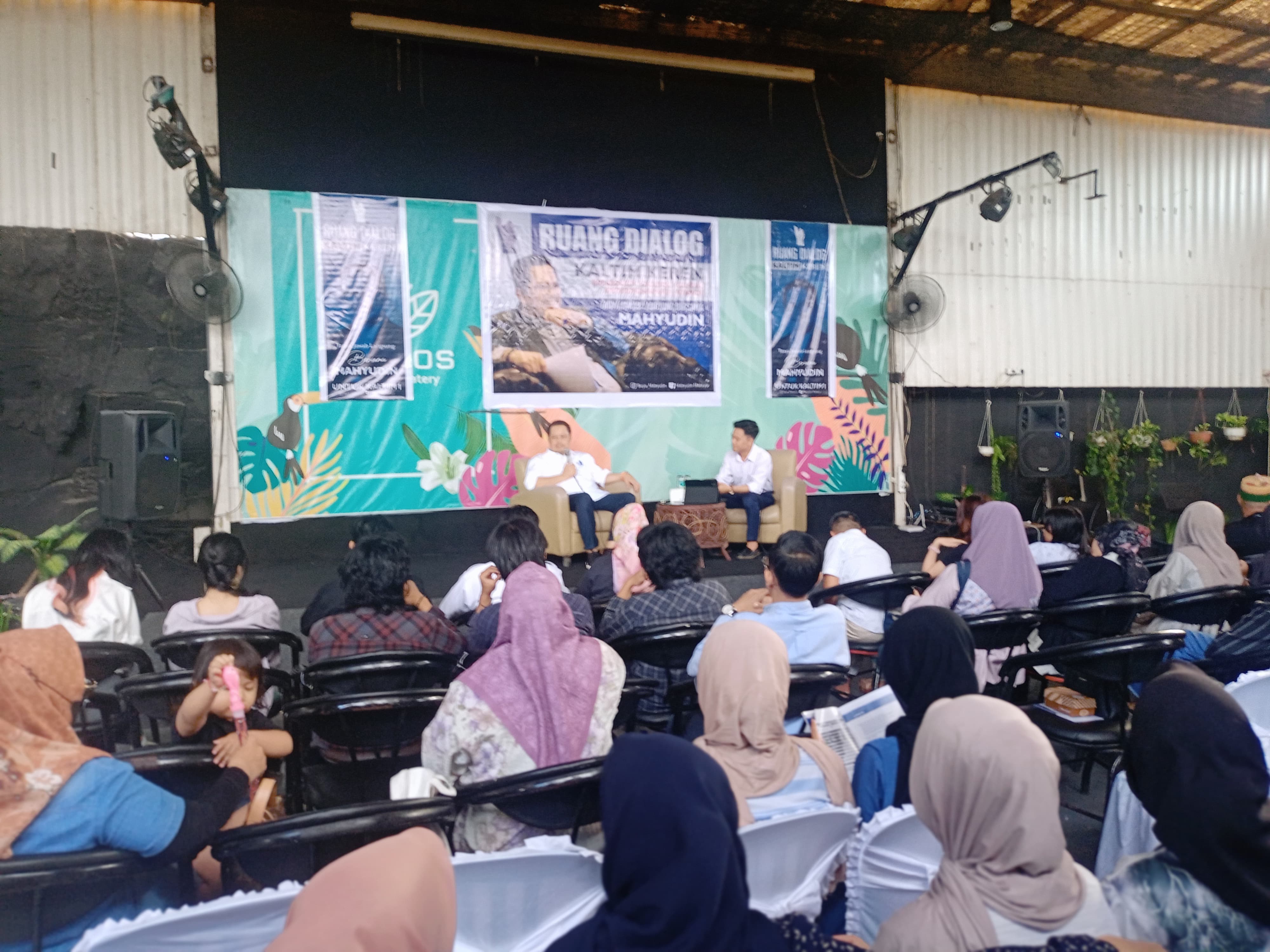 Mahyudin dalam dialog.