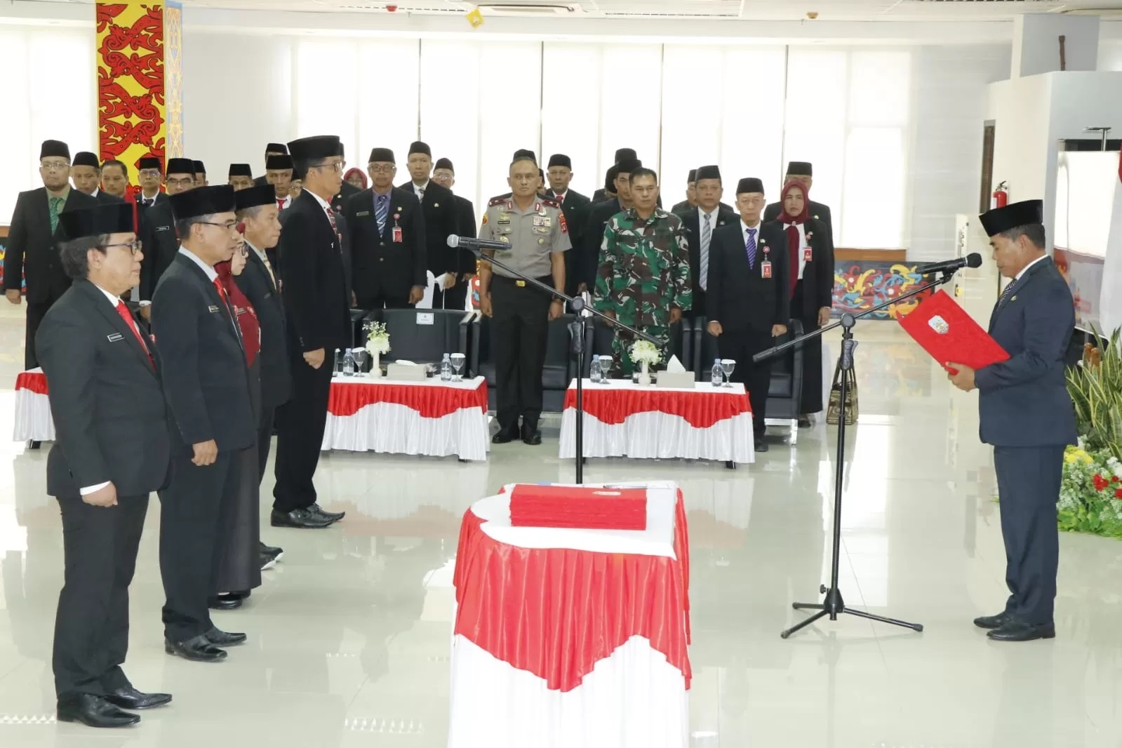 Gubernur Kaltara, Zainal A Paliwang melantik lima PPT Pratama di lingkungan Pemprov Kaltara.