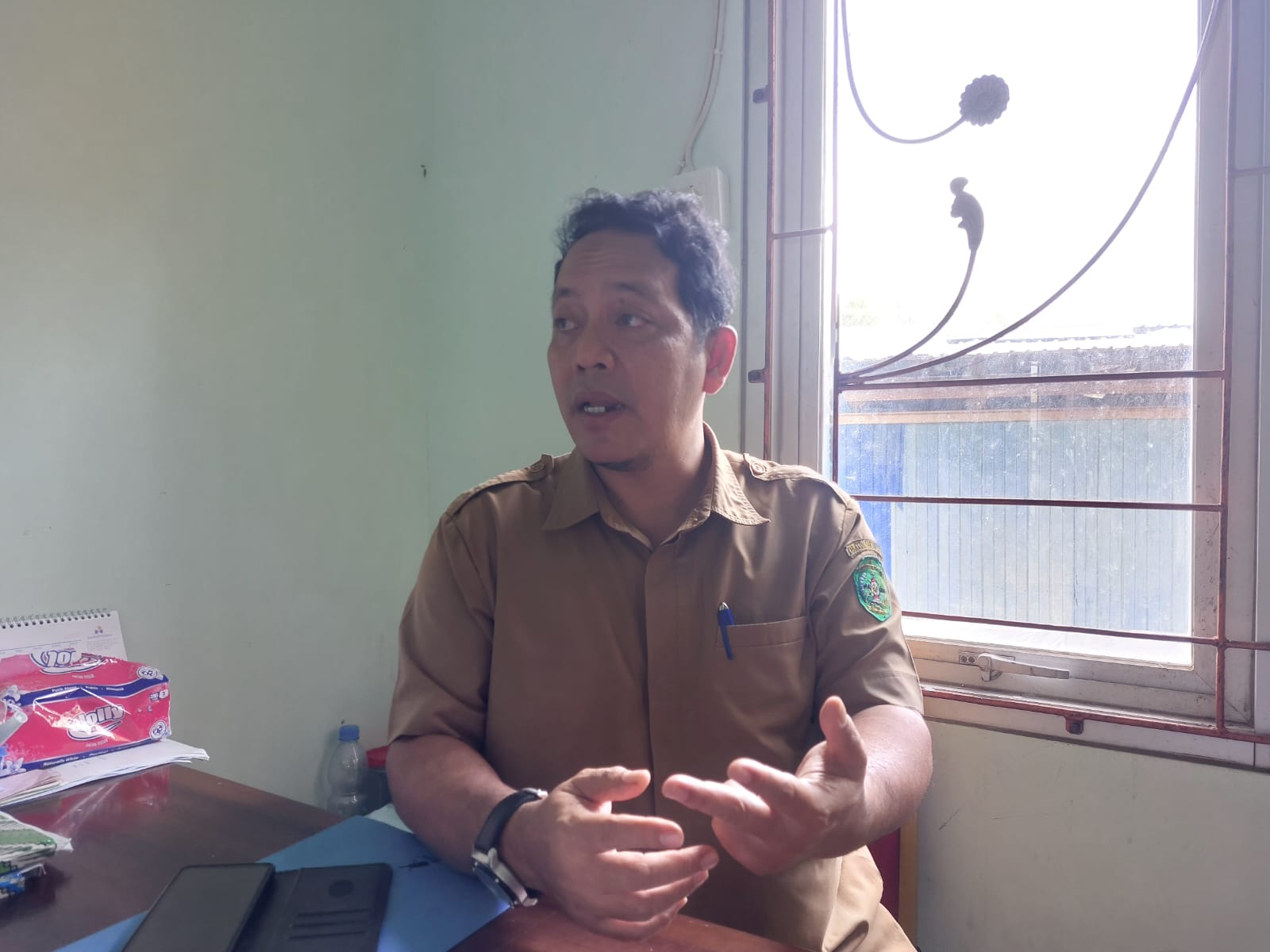 Plt Kepala Disperindag Kukar Sayid Fathullah (Elmo/Prokal.co)