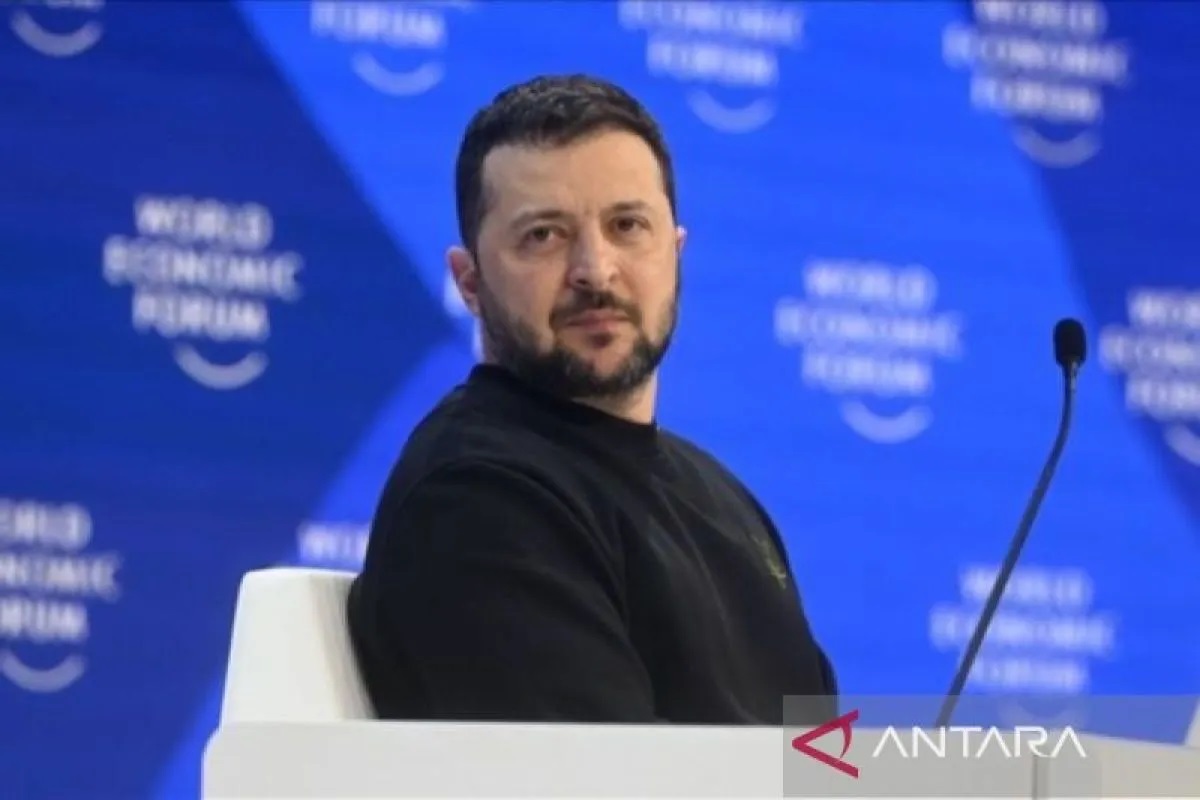Presiden Ukraina Volodymyr Zelenskyy. ANTARA/Anadolu/pri.