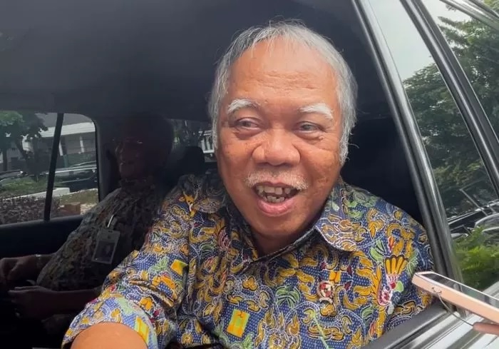 Menteri Pekerjaan Umum dan Perumahan Rakyat (PUPR) Basuki Hadimuljono. (Nurul Fitriana/JawaPos.com)