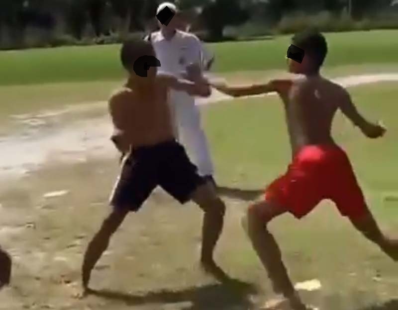 Duel dua siswa dari sekolah yang berbeda terjadi di Kota Pangkalan Bun, belum lama ini. (Istimewa)