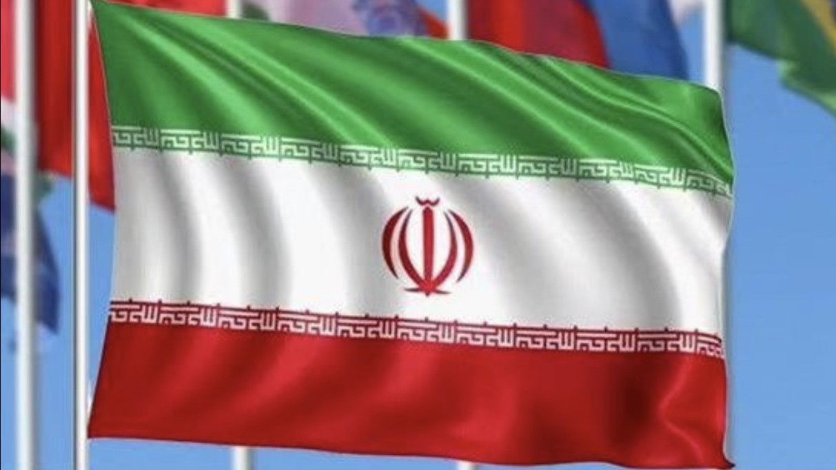 ilustrasi bendera Iran.