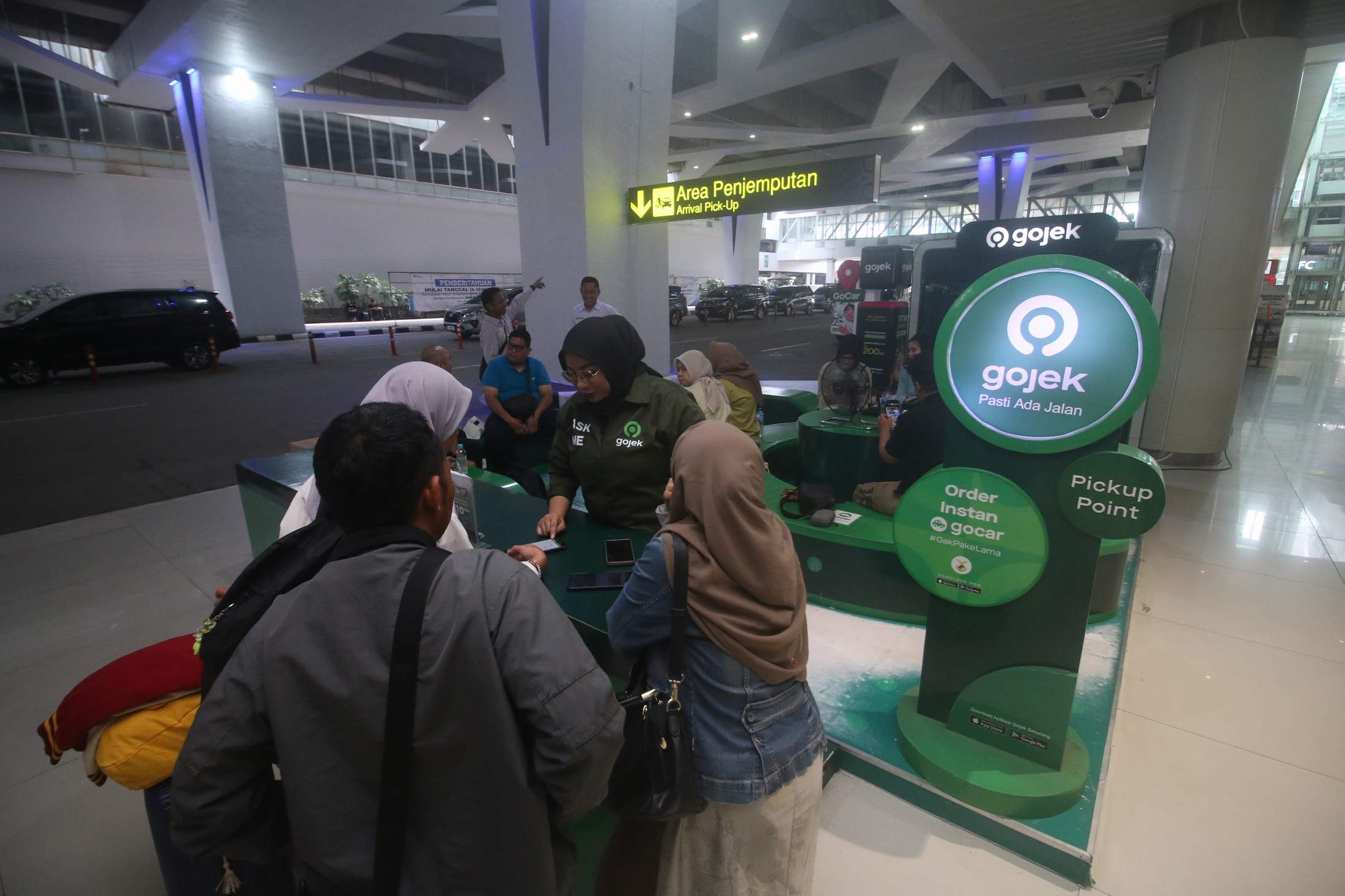 Stan GoCar di bandara SAMS Sepinggan Balikpapan.