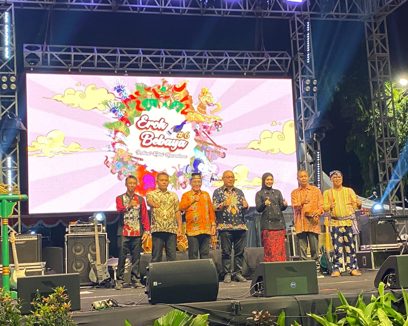Perhelatan Eroh Bebaya ke-6 di Sleman, Yogyakarta yang dirangkai dengan banyak kegiatan kebudayaan (Istimewa)
