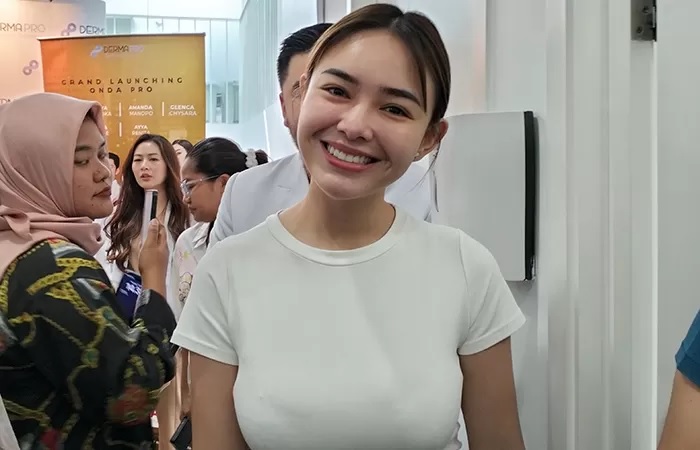 Amanda Manopo. (Abdul Rahman/JawaPos.com)