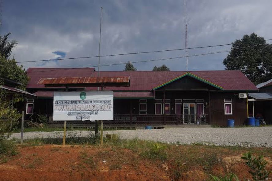 Kantor sementara Kecamatan Kota Bangun Darat (Istimewa)