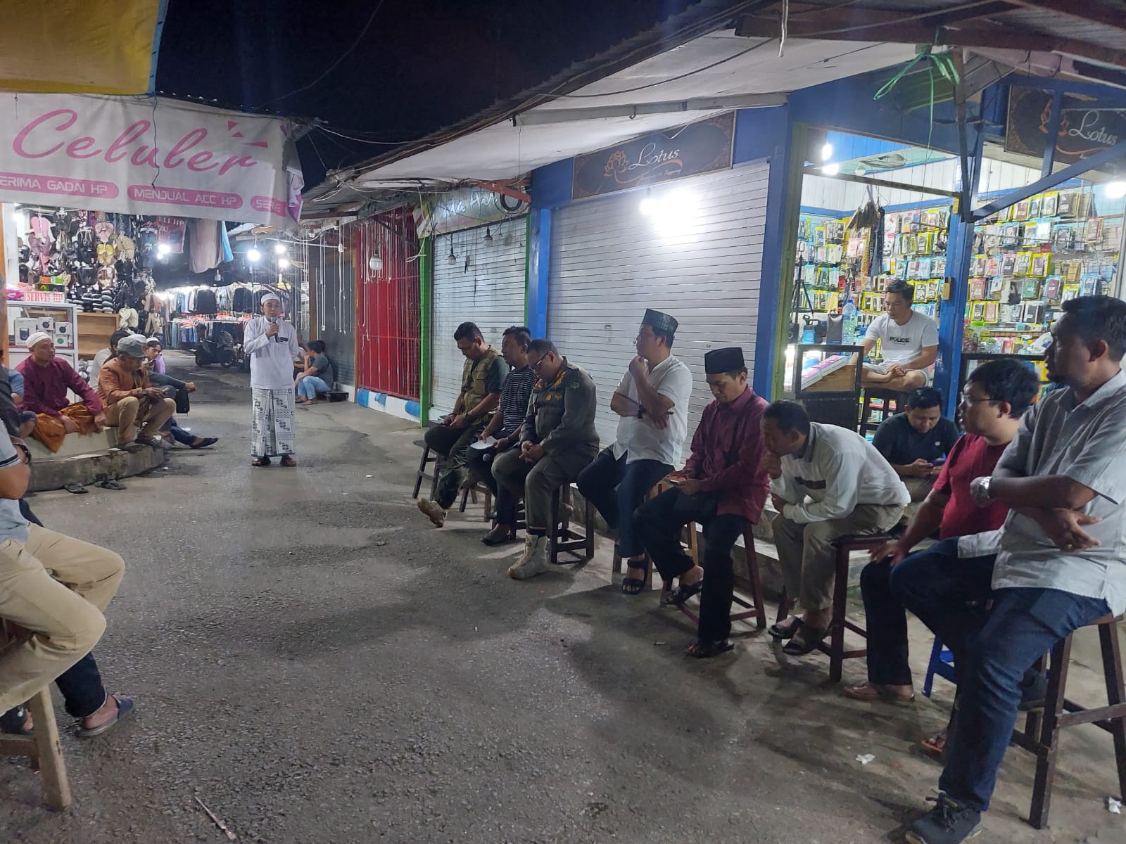 Sosialisasi Disperindag Kukar terhadap relokasi tahap kedua pedagang Pasar Tangga Arung (Elmo/Prokal.co)