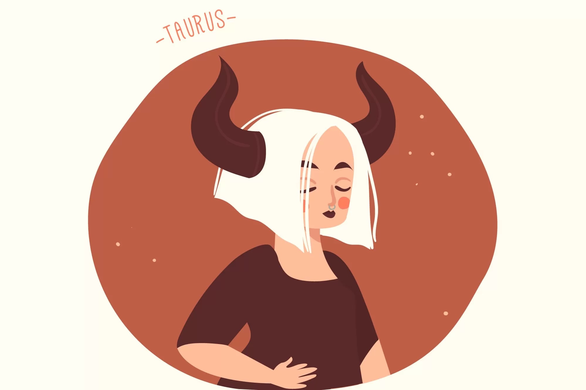 ilustrasi zodiak Taurus. (Freepik)
