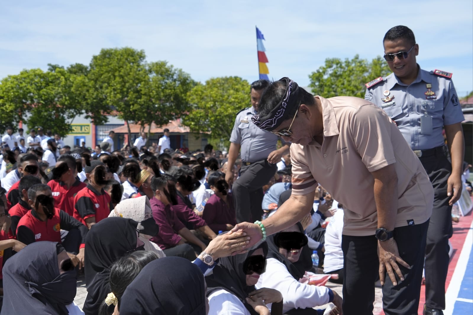 Zainal Paliwang berkunjung ke Lapas Nunukan.