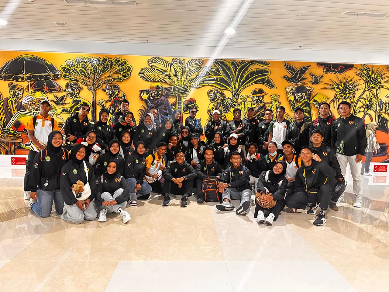 TERUS SOLID: Skuad hoki Kaltim bersiap menjalani try out kedua.