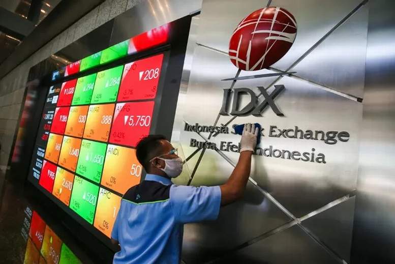 Bursa Saham di Jakarta.