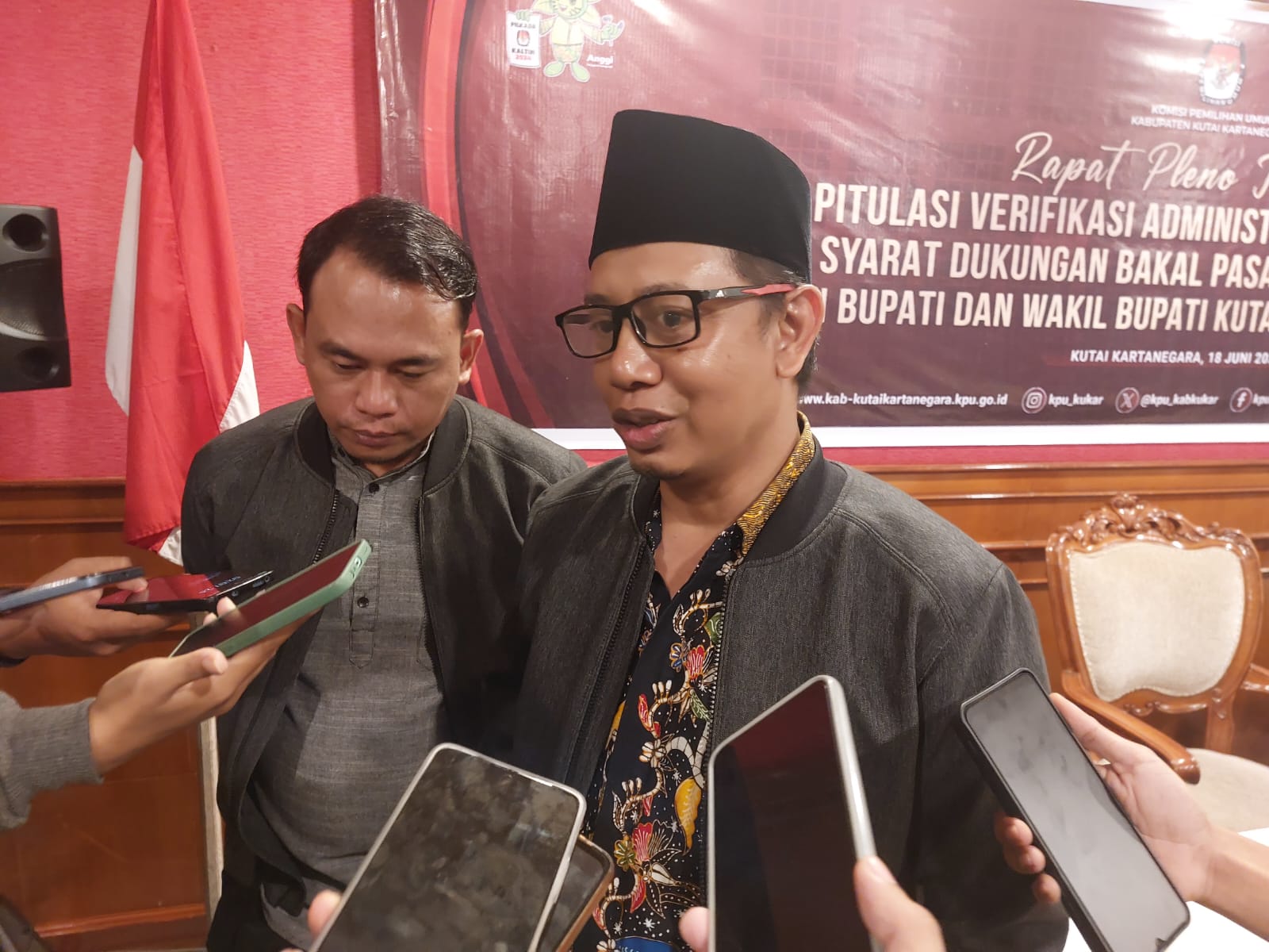 Ketua KPU Kukar Rudi Gunawan (Elmo/Prokal.co)