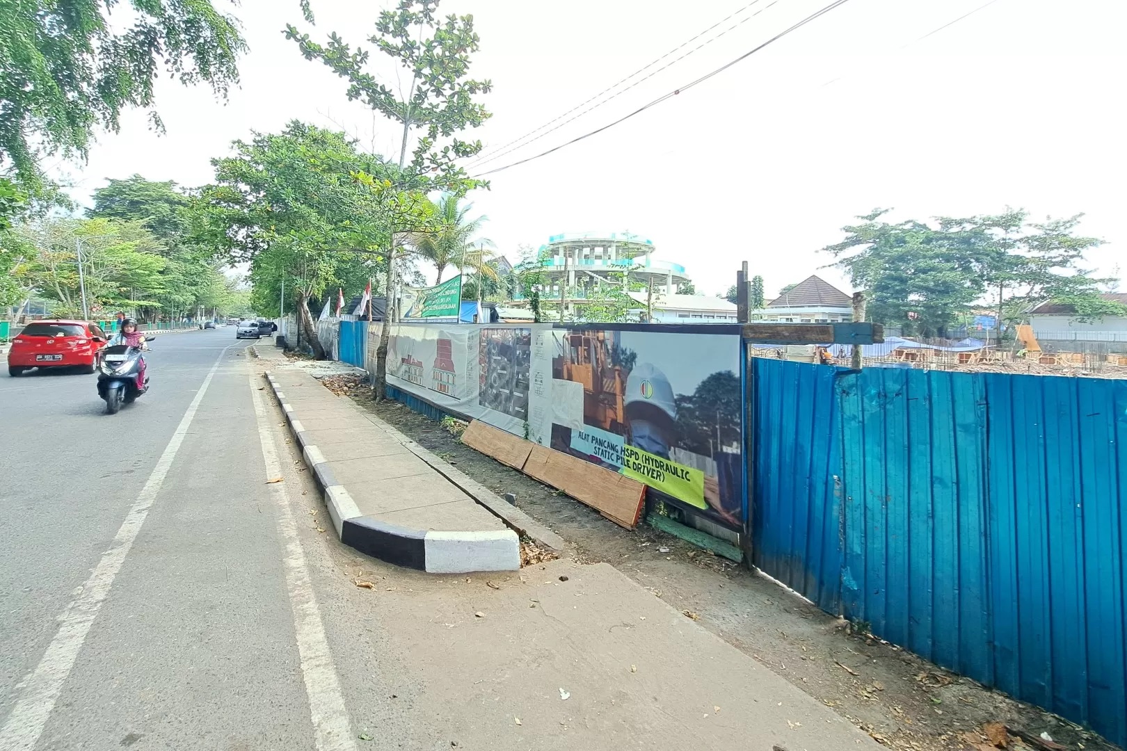 DILANJUTKAN: Di atas lahan inilah bangunan Rumdin Wali Kota Banjarmasin dibangun. (FOTO: WAHYU RAMADHAN/RADAR BANJARMASIN)