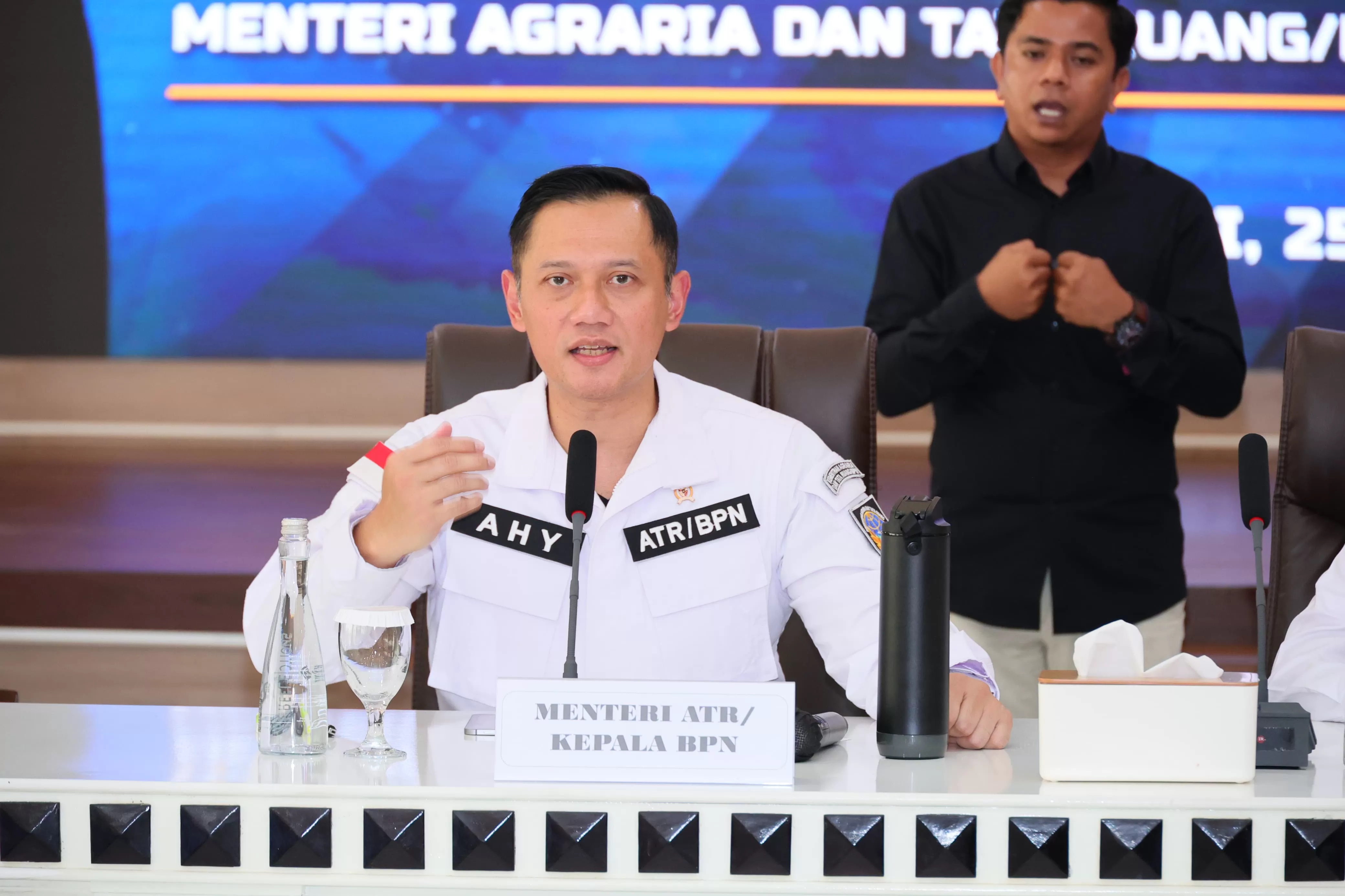 Menteri Agraria dan Tata Ruang/Kepala Badan Pertanahan Nasional (ATR/BPN), Agus Harimurti Yudhoyono (AHY). (Foto: Ist)