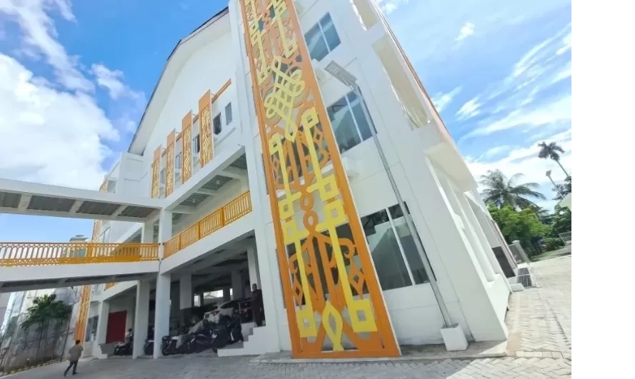 RUMAH WAKIL RAKYAT: Gedung baru DPRD Banjarmasin di Jalan Lambung Mangkurat, Banjarmasin Tengah.