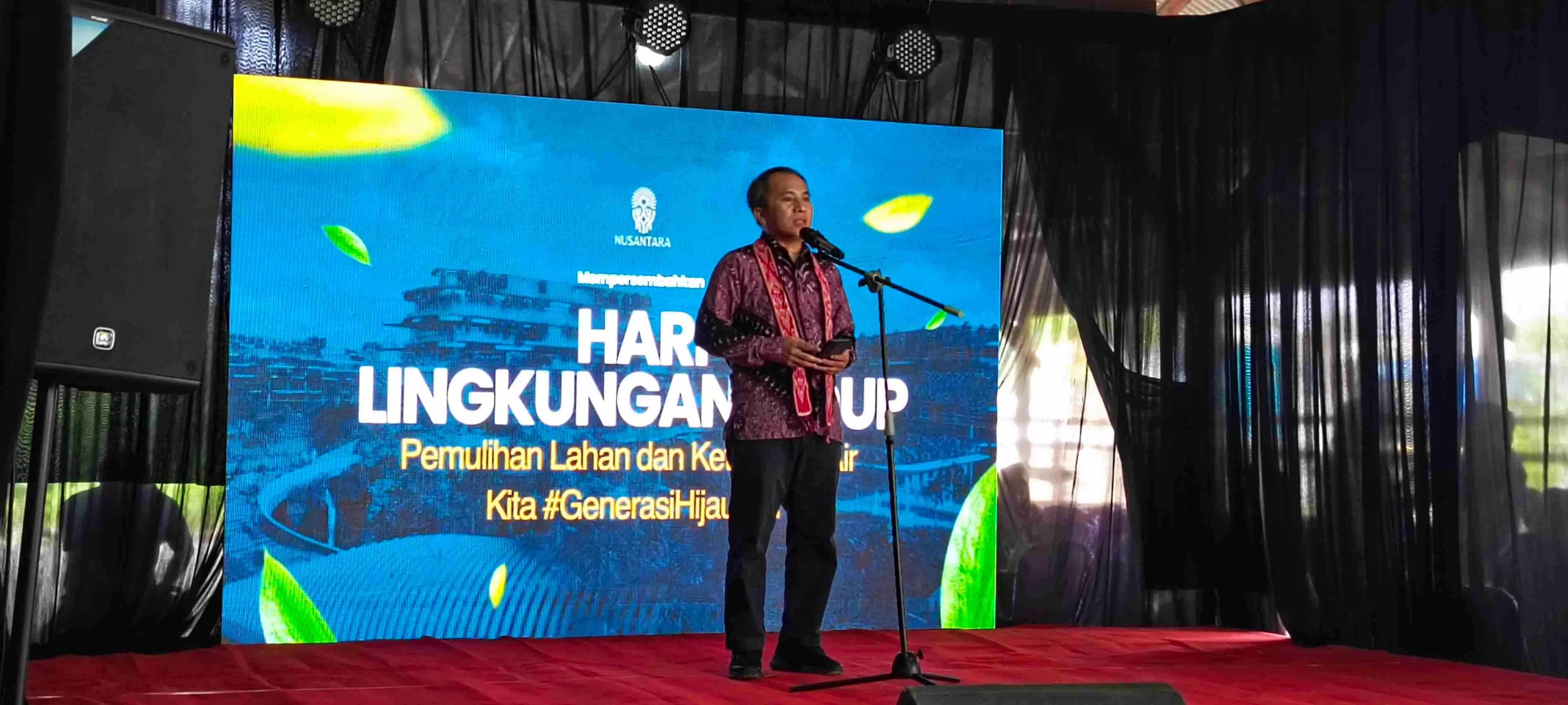 Direktur Lingkungan Hidup dan Penanggulangan Bencana (LHPB) Otorita IKN, Onesimus Patiung. (Foto: Rikip/KP)