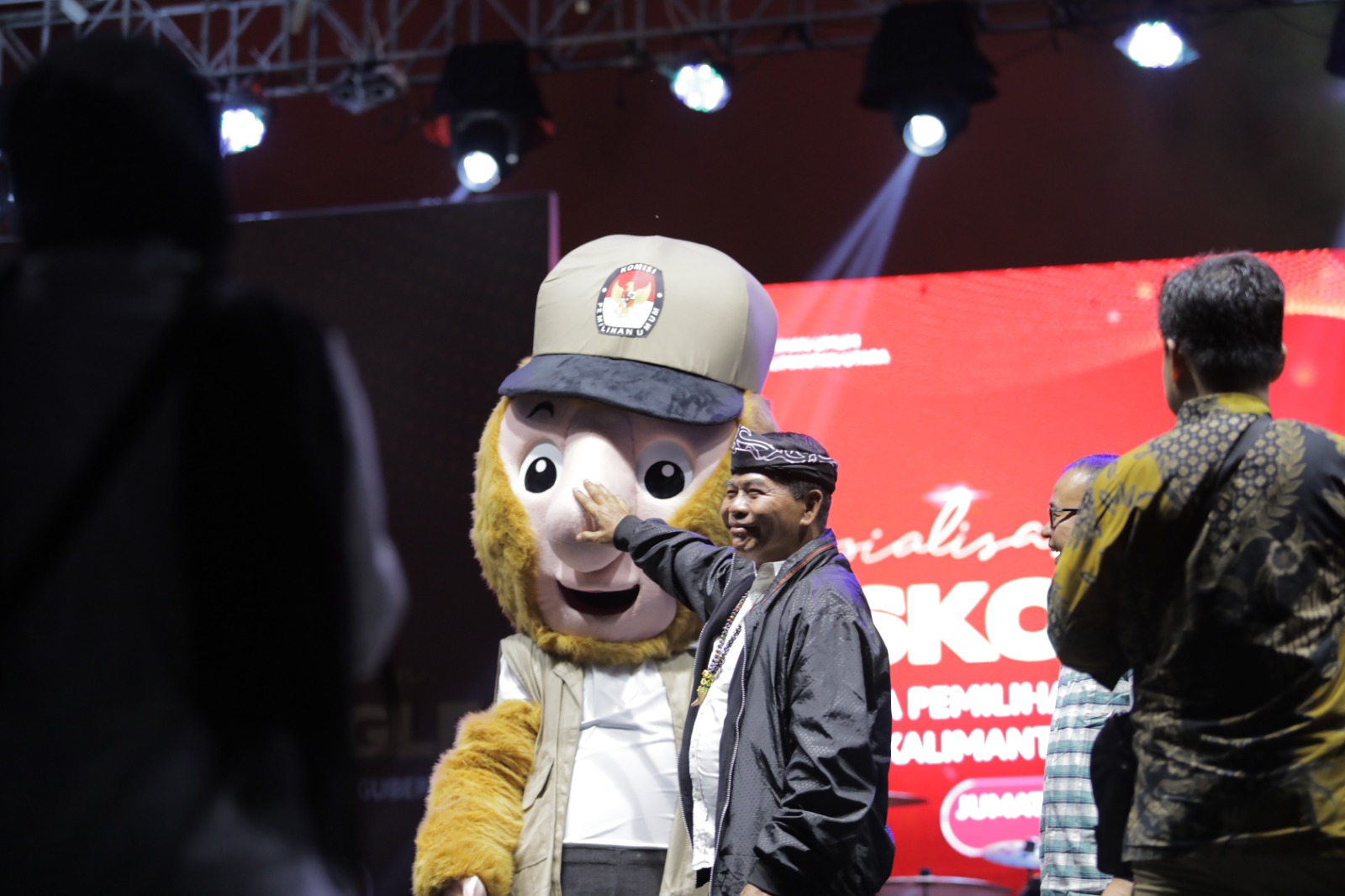 SOSIALISASI : Gubernur Kaltara, DR (HC) H Zainal A Paliwang, M.Hum menghadiri Sosialisasi Pengenalan Maskot dan Jingle dalam rangka Pemilihan Gubernur dan Wakil Gubernur di Lapangan Agatis, Jumat.