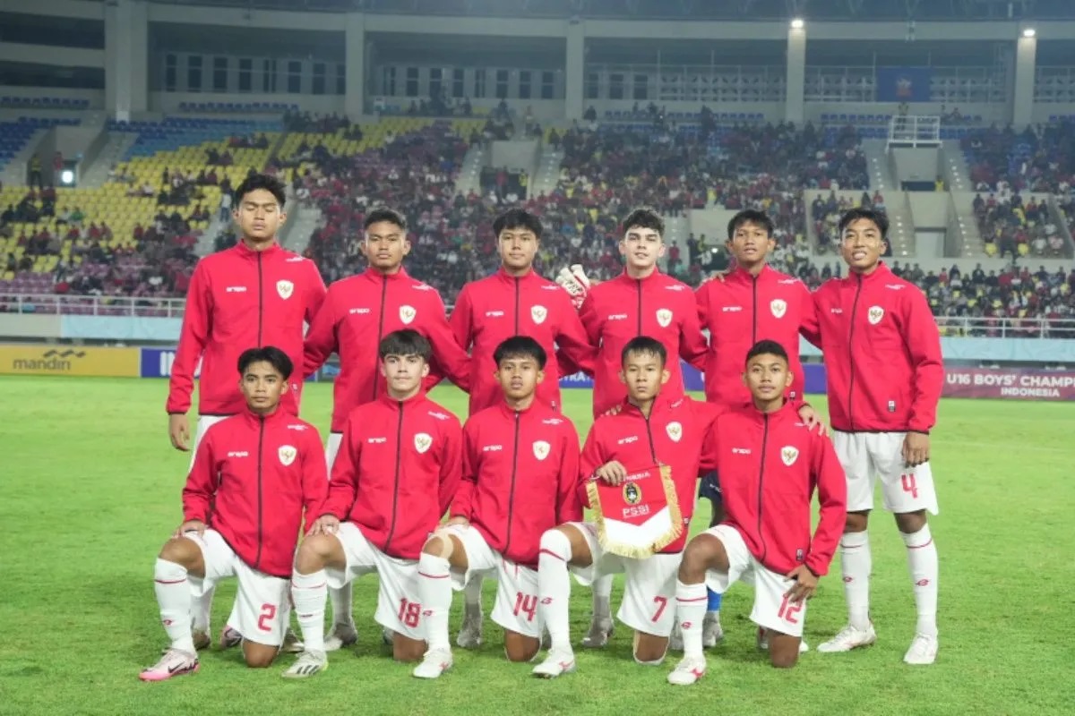 Skuad Timnas U-16 Indonesia dalam salah satu pertandingan ASEAN U-16 Boys Championship (AFF U-16) 2024. ANTARA/HO-PSSI