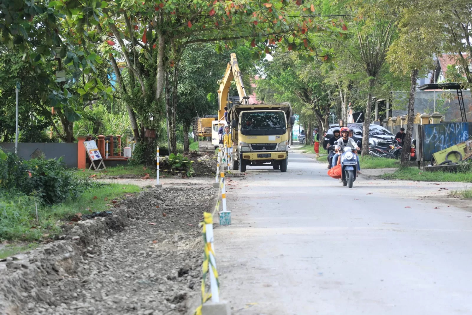 INFRASTRUKTUR: Salah satu ruas jalan yang ditangani Pemkab Bulungan di dalam kota Tanjung Selor tahun 2024 ini.