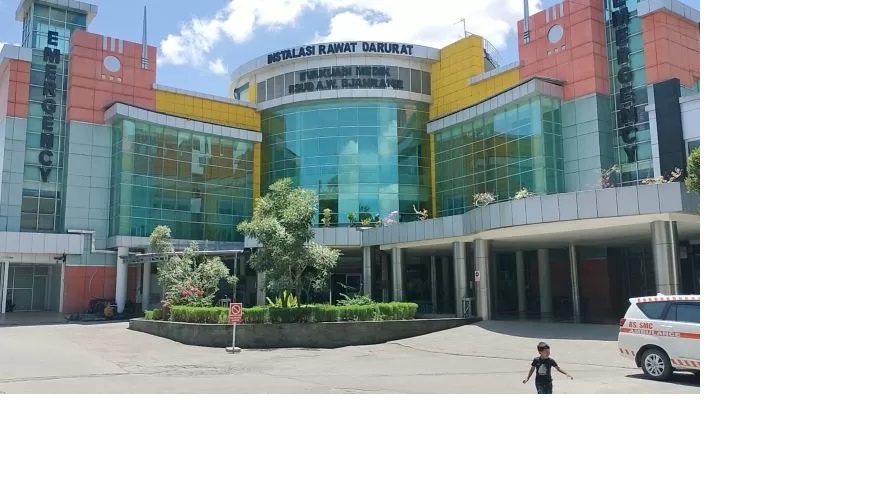 Situasi RSUD AW Sjahranie di Jalan Palang Merah, Kelurahan Sidodadi, Kecamatan Samarinda Ulu. (kis)