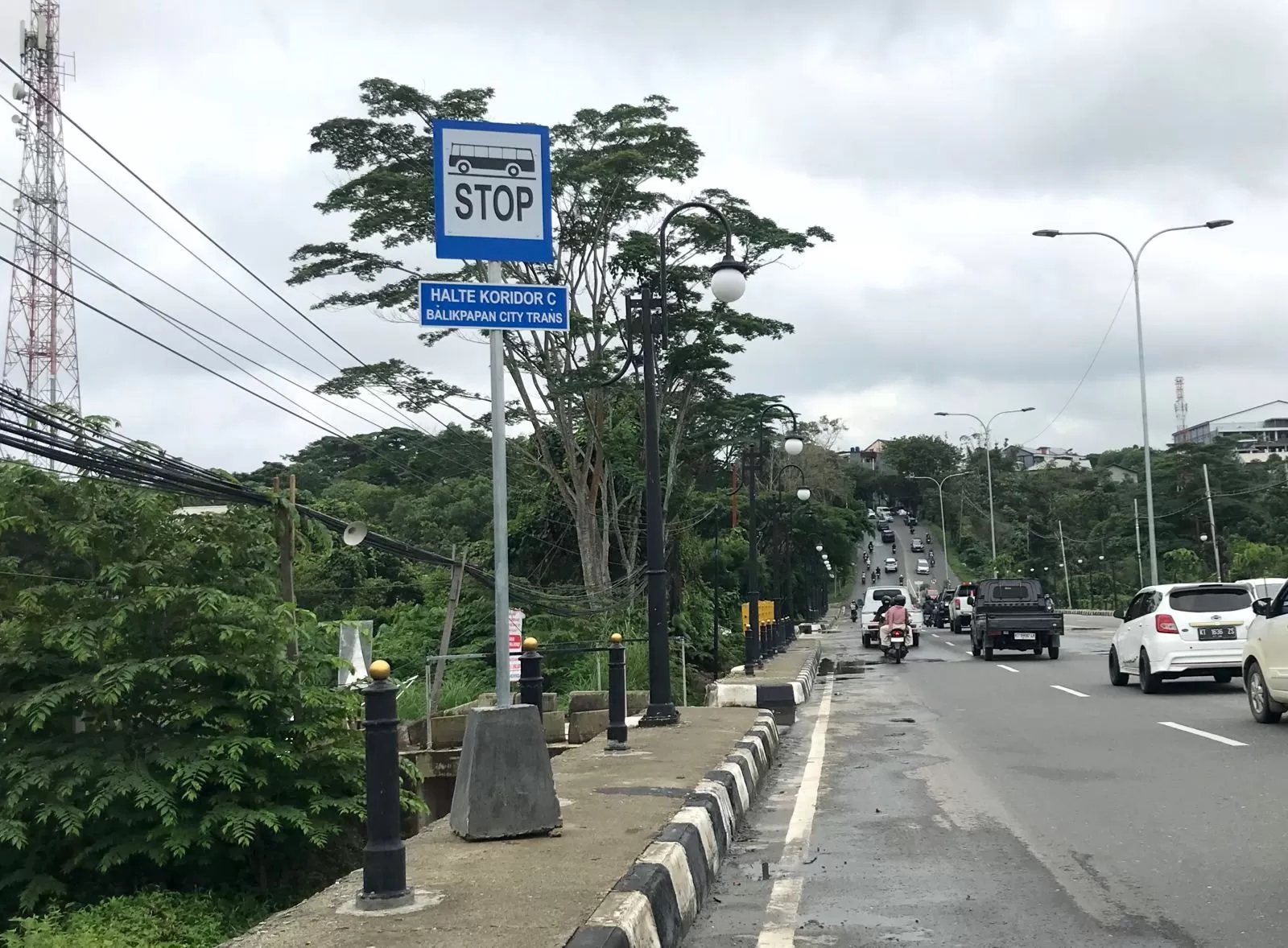 Salah satu sudut kota Balikpapan.
