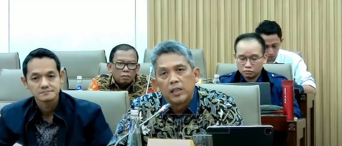 Direktur Utama PT Wijaya Karya (Persero) Tib Agung Budi Waskito. (Foto: Tangkapan Layar)