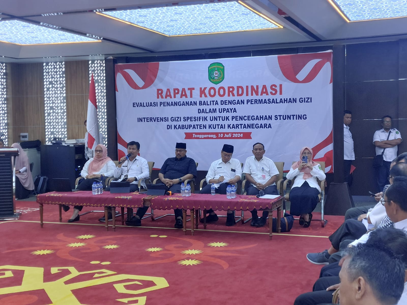 Rapat koordinasi Pemkab Kukar terhadap penanganan dan pencegahan stunting (Elmo/Prokal.co)