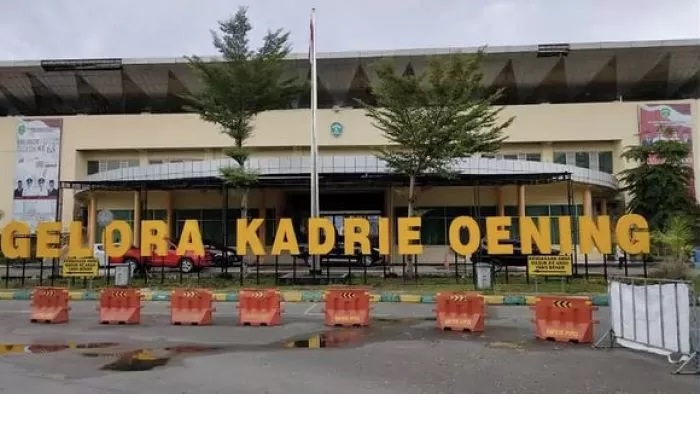VENUE UTAMA. Stadion sepak bola di Gelora Kadrie Oening kemungkinan akan menjadi tempat pembukaan dan penutupan MTQ Nasionak XXX.