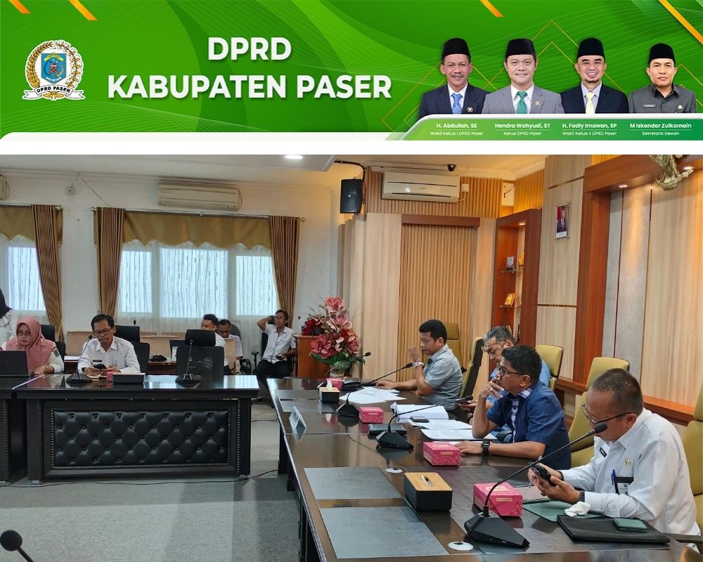 Pansus I DPRD Paser saat mengelar RDP bersama 22 OPD dilingkungan Pemkab Paser.