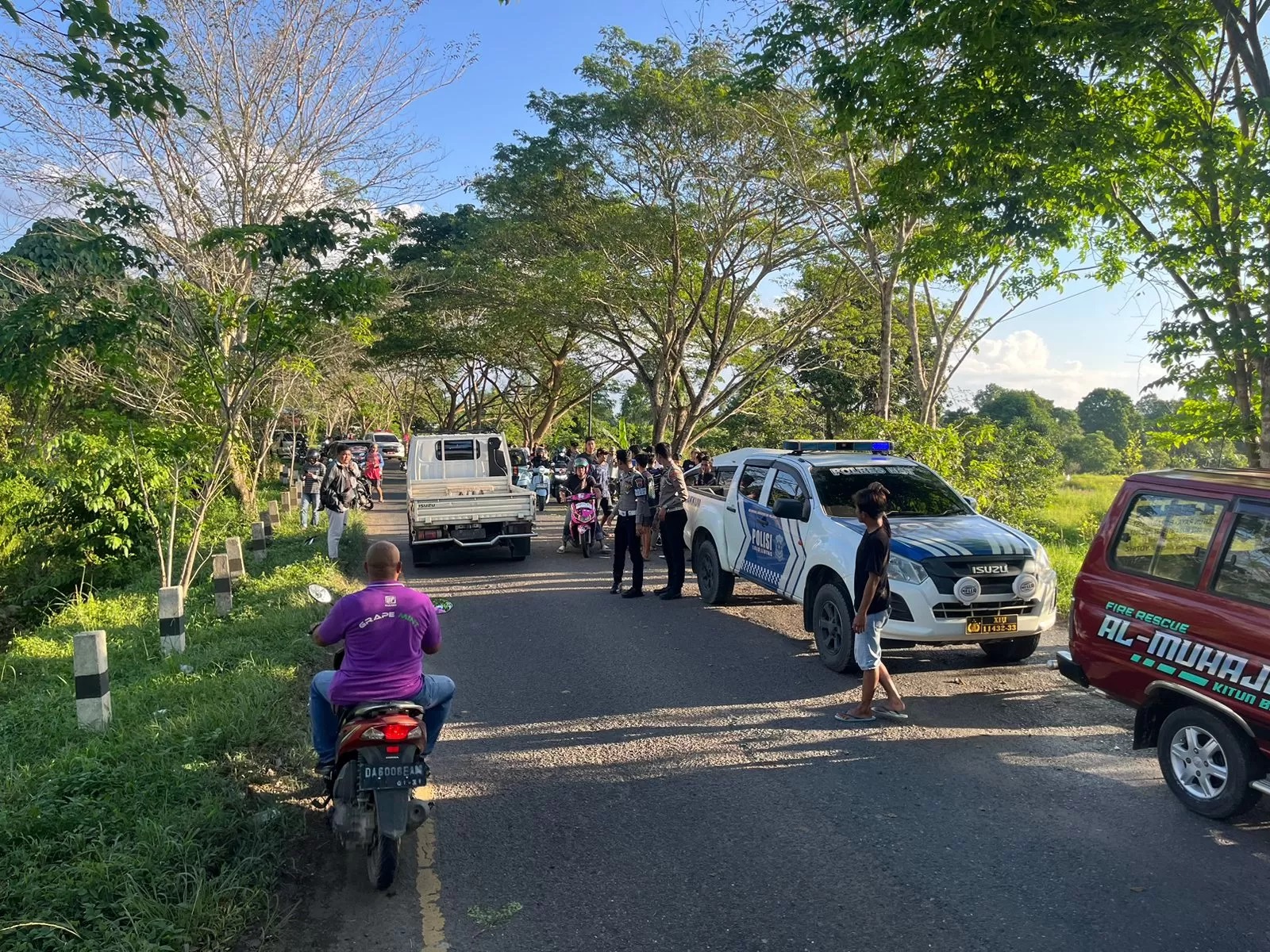 PENANGANAN: Polisi menangani 62 kasus kecelakaan dari Januari-Juli 2024. (Foto: Polres HST untuk Radar Banjarmasin)